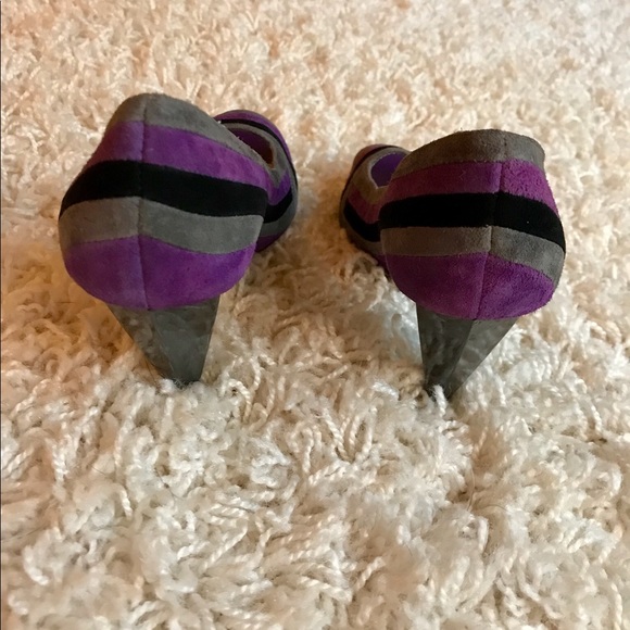ROTELLI PURPLE PUMPS- authentic itialian heels - Picture 5 of 6